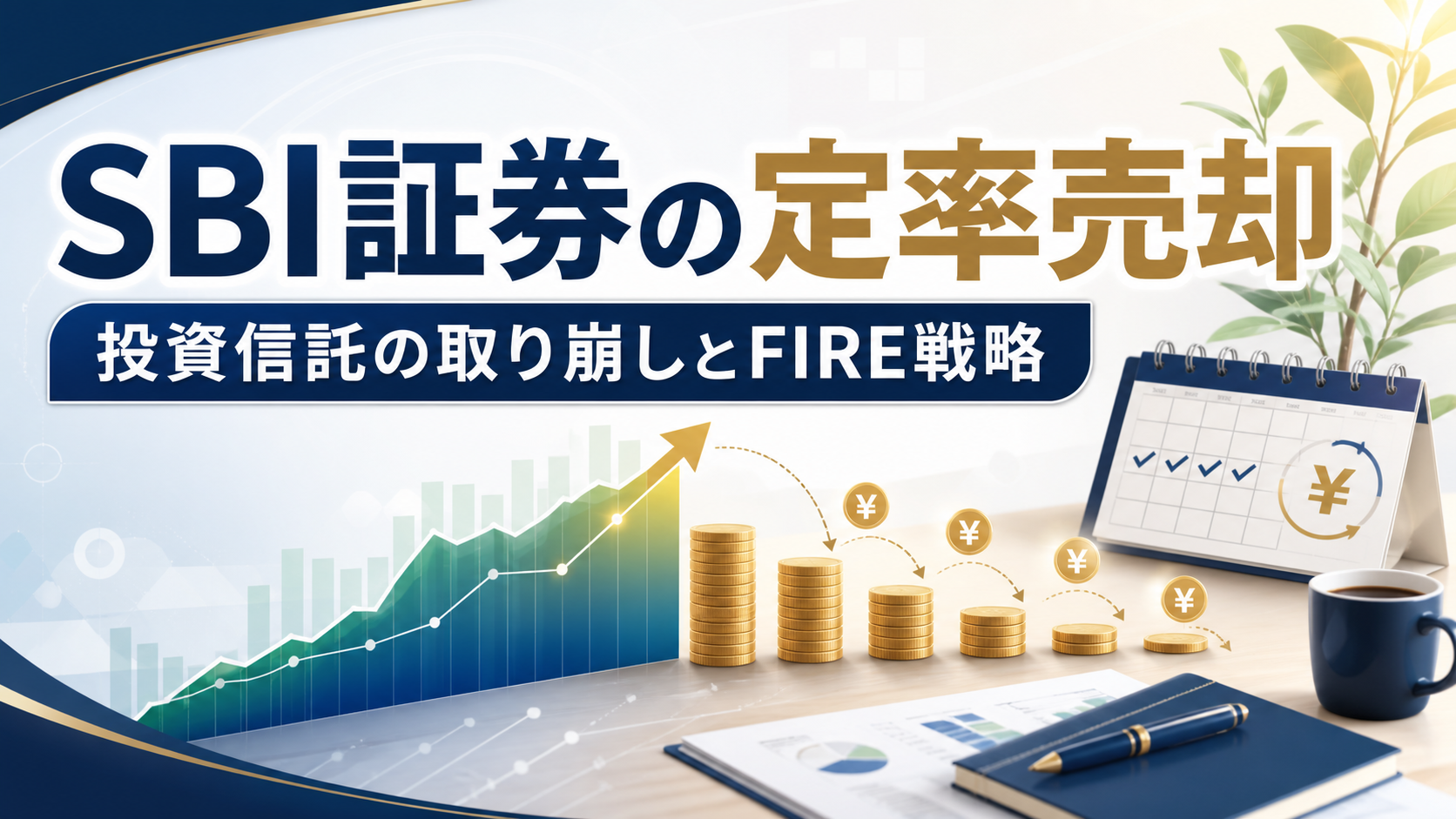 SBI証券の定率売却の記事のアイキャッチ