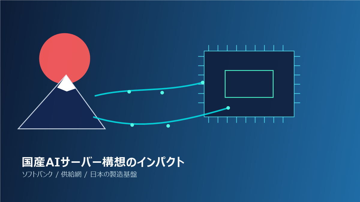国産AIサーバー構想のインパクト