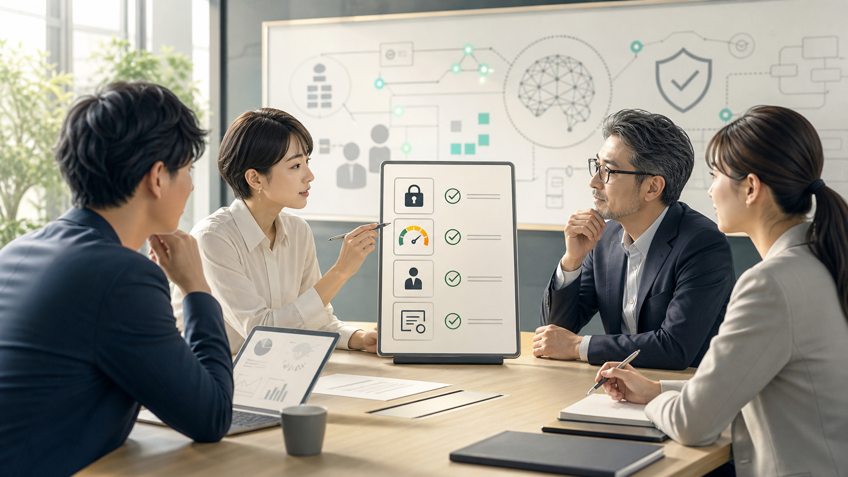図解：AI不信に対する企業の実務対応