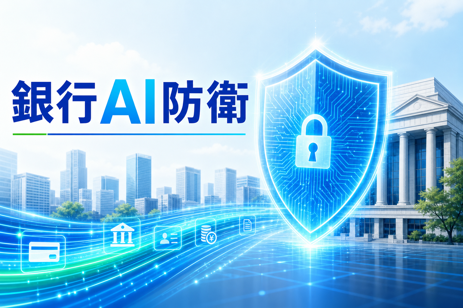 銀行データを守るAIの盾