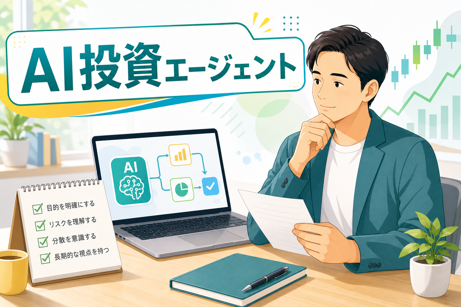 AI投資エージェントを確認しながら使う投資家