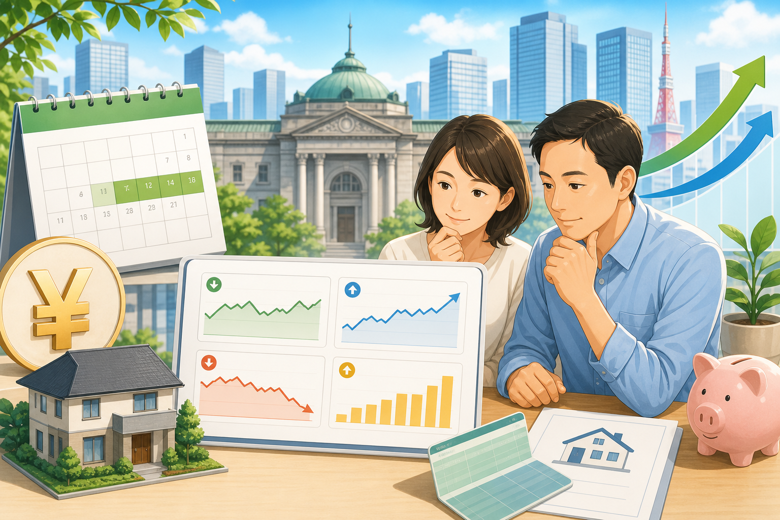 日銀6月会合と家計への影響を示すアイキャッチ