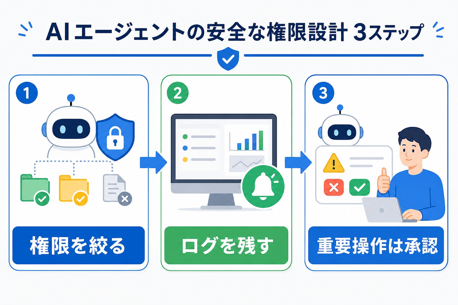 AIエージェントの権限と承認の設計図
