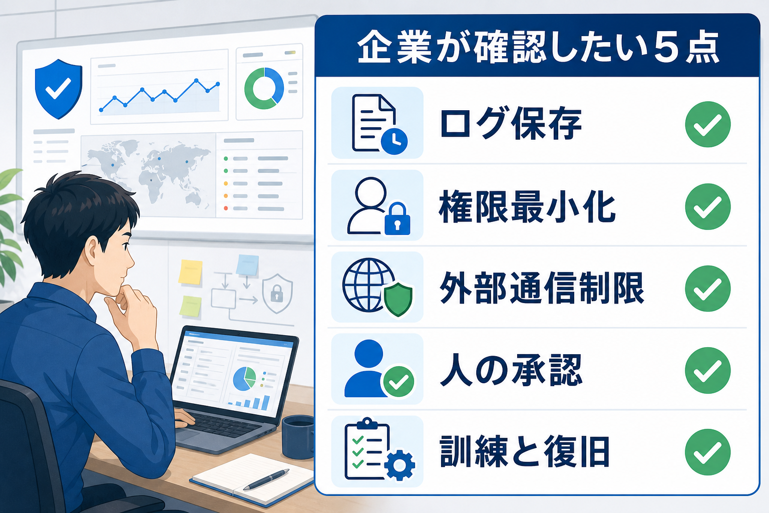 AIエージェント利用時の確認項目