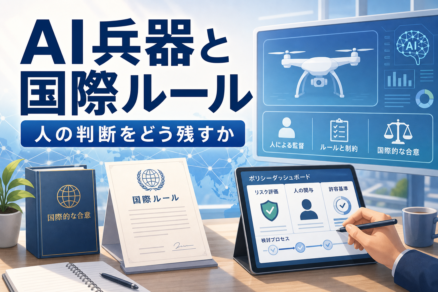 AI兵器と国際ルールで人の判断を残す重要性