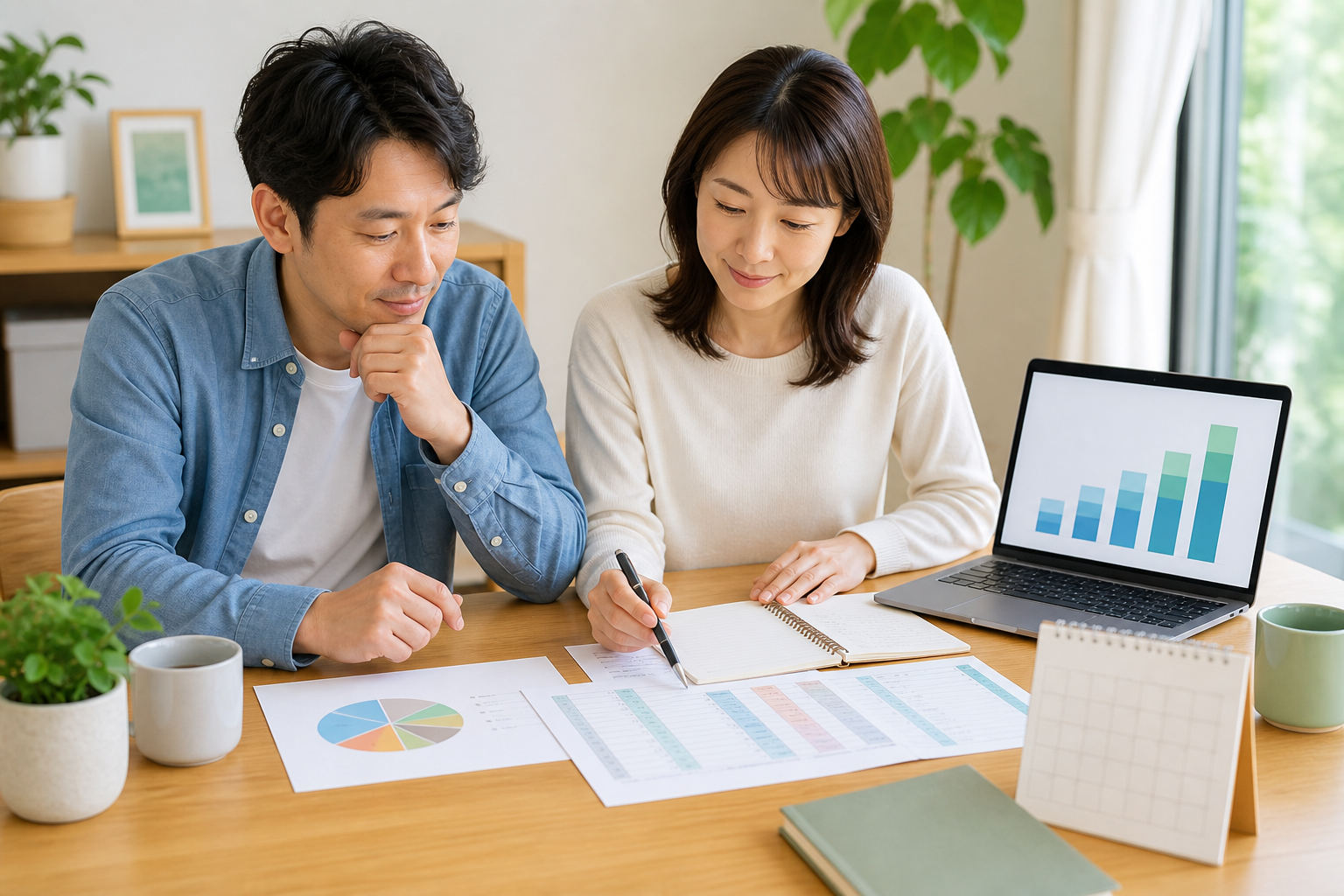 FIREムーブメントを家計簿と資産計画で確認する夫婦