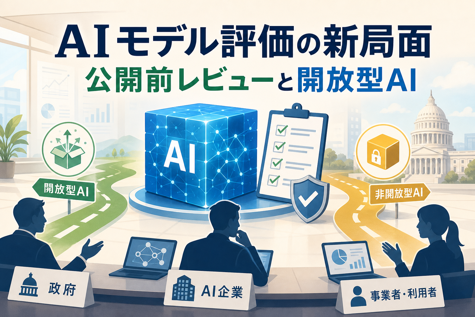 AIモデル評価の新局面を示すアイキャッチ