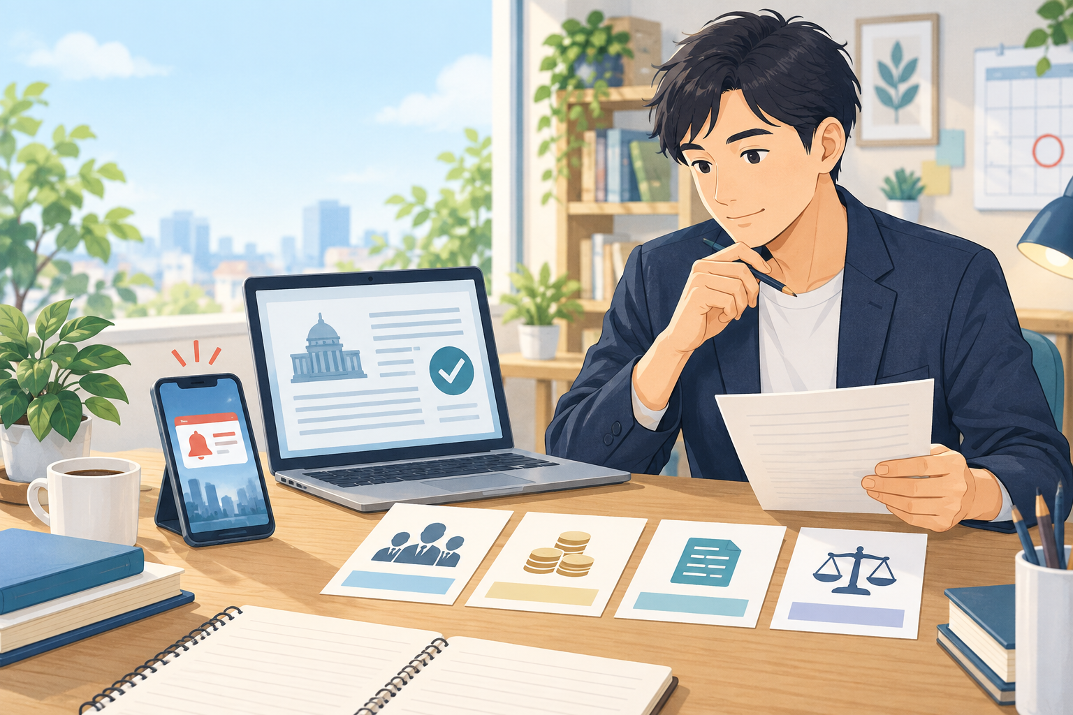 公式情報を確認する内閣改造ニュースのイメージ