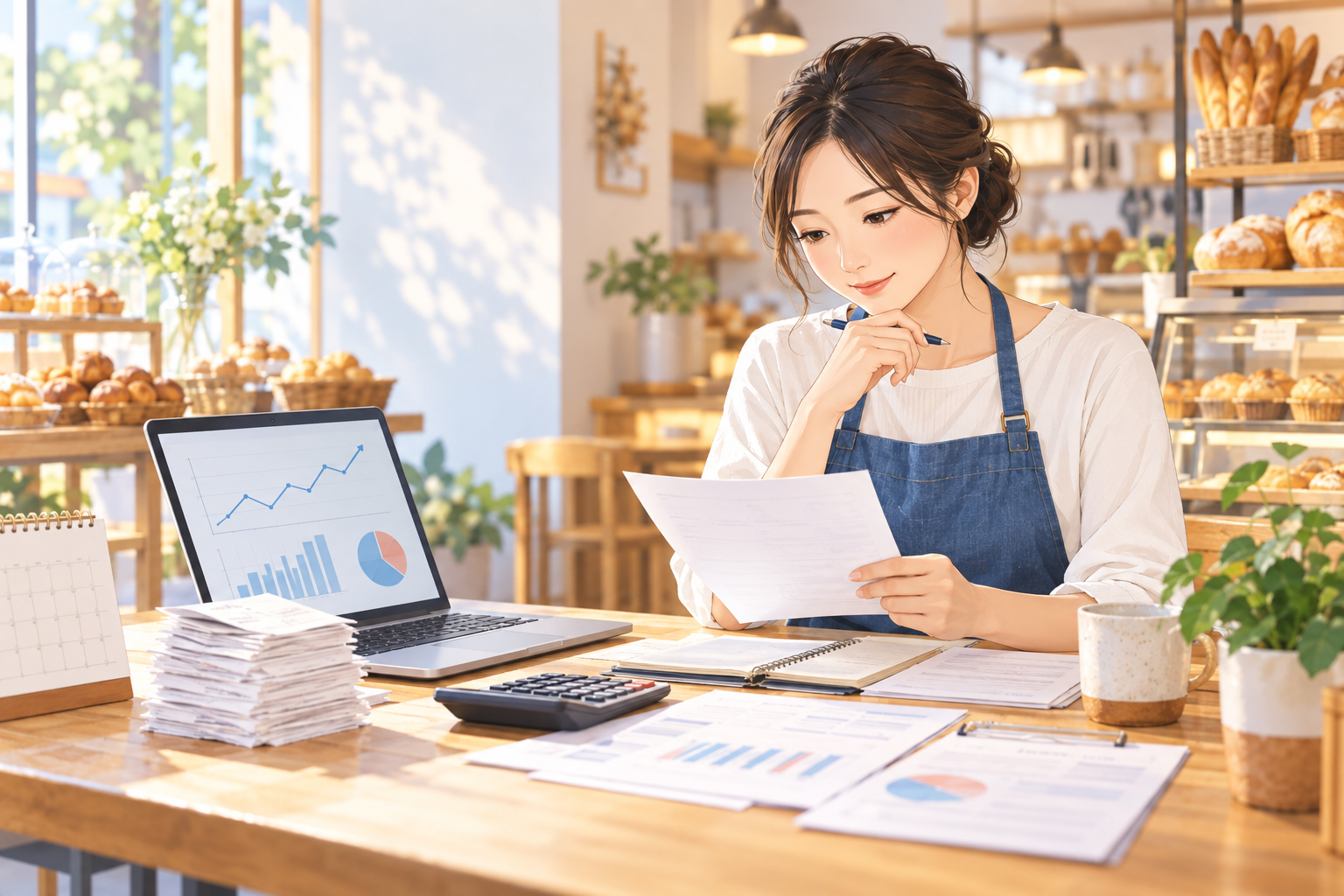 原価と資金繰りを確認する小規模事業者