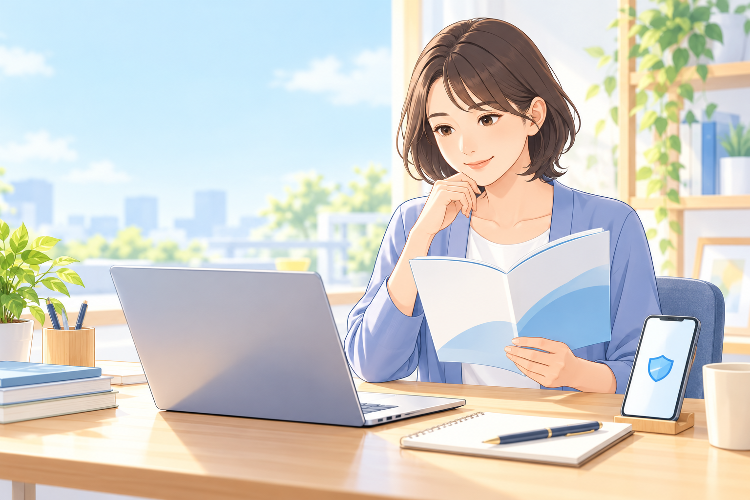 保険証券と公式窓口を確認する契約者