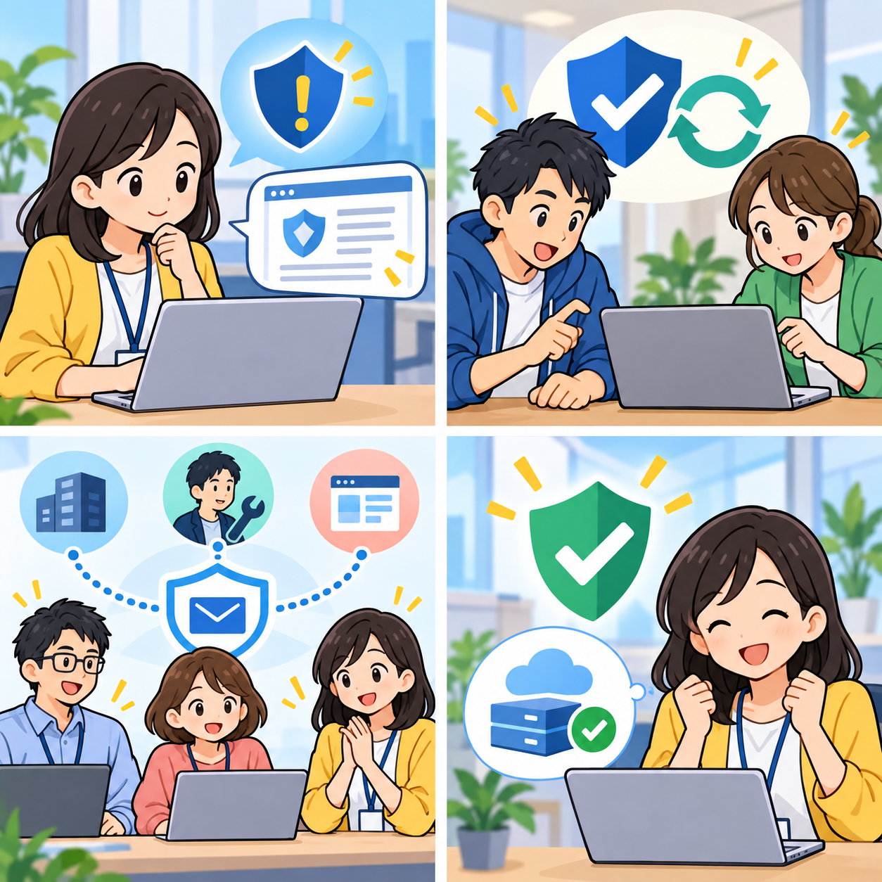 AIで見つけた脆弱性への対応を学ぶ四コマ