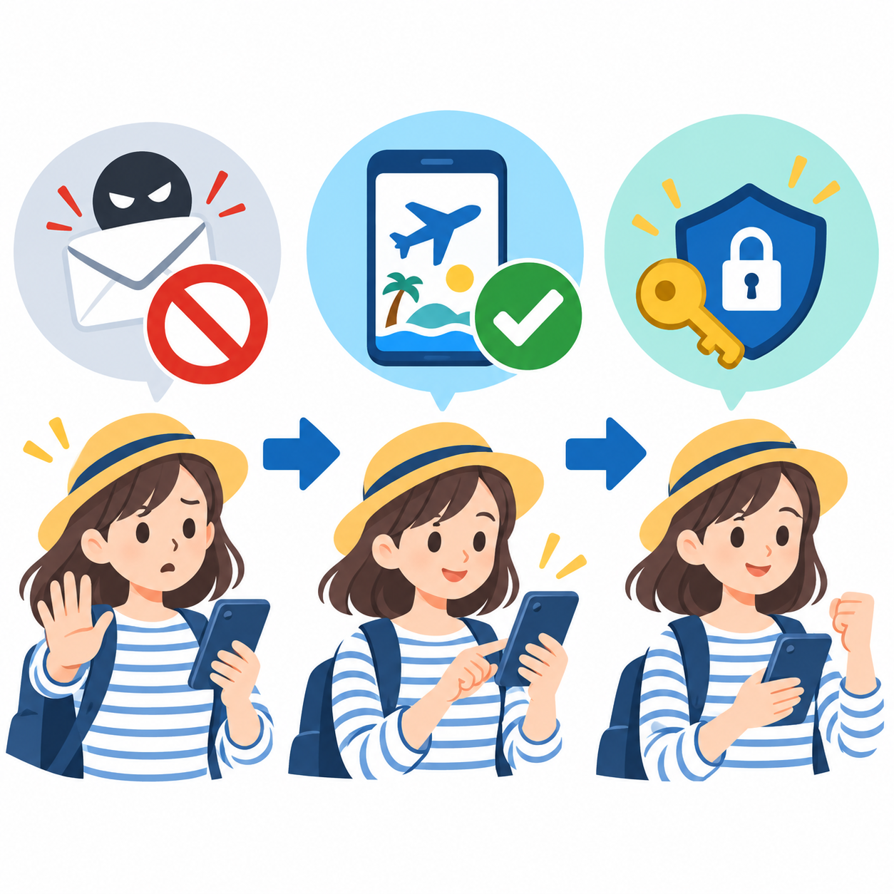 公式アプリから安全に確認する利用者