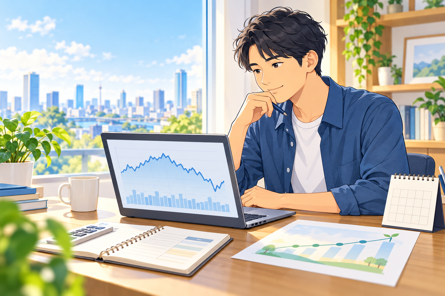 株価下落時に家計とNISA口座を確認する人